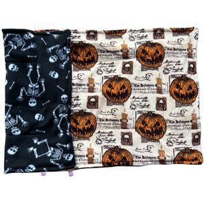 Guinea Pig Premium Fleece Cage Liner 24"x 47" Halloween Skeletons